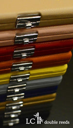 Load image into Gallery viewer, Premium Synthetic Leather Reed Cases by LC Double Reeds
