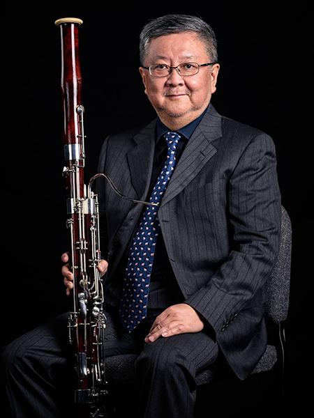 张晋民 - 新加坡国立大学杨秀桃音乐学院巴松教授, 木管部的主任