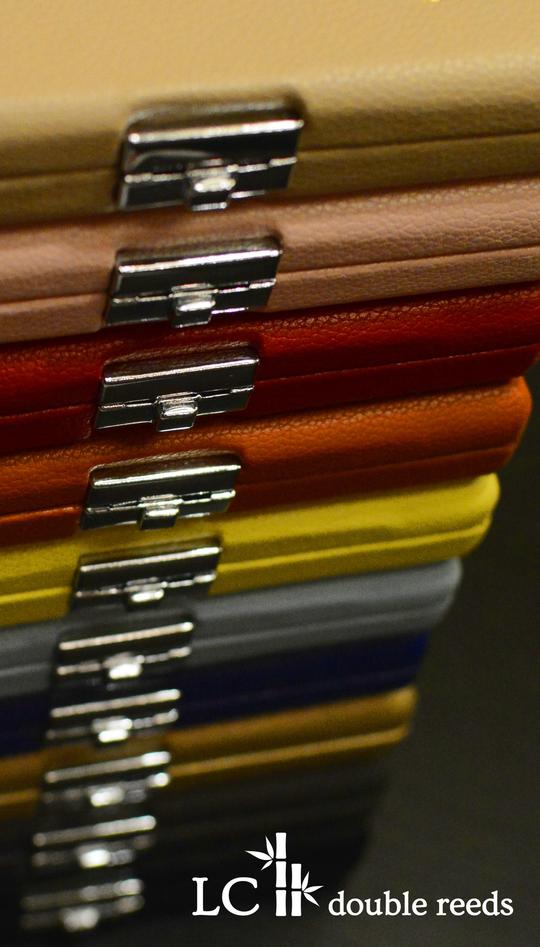 Premium Synthetic Leather Reed Cases by LC Double Reeds